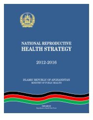 national reproductive health strategy - Ministry of Public Health ...