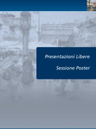 presentazioni libere e sessione poster - AIM Group