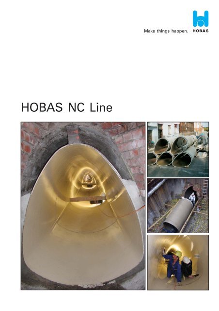 HOBAS NC Non Circular Pipe Brochure & Dimensions