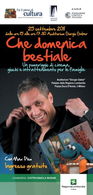 Che domenica bestiale (4.9 MB) PDF - Fai il pieno di cultura