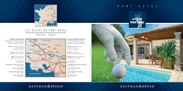 programme immobilier les villas de pont royal - Kaufman & Broad