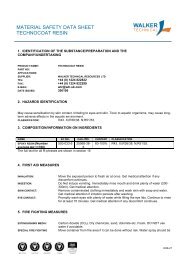 material safety data sheet technocoat resin - PT. Harimau Putih