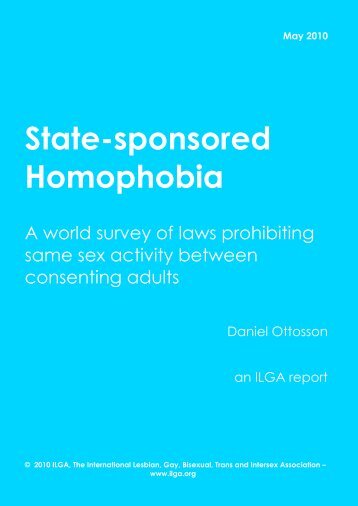 State-Sponsored Homophobia - Asylumlaw.org