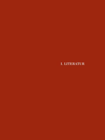 I. LITERATUR - J.A. Stargardt