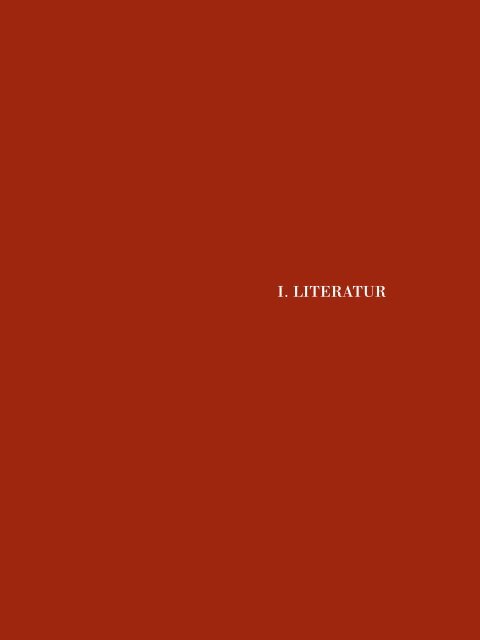 I. LITERATUR - J.A. Stargardt