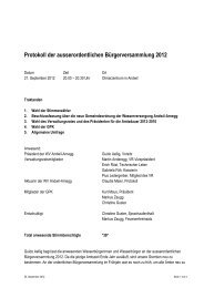 Protokoll der ausserordentlichen BÃ¼rgerversammlung 2012