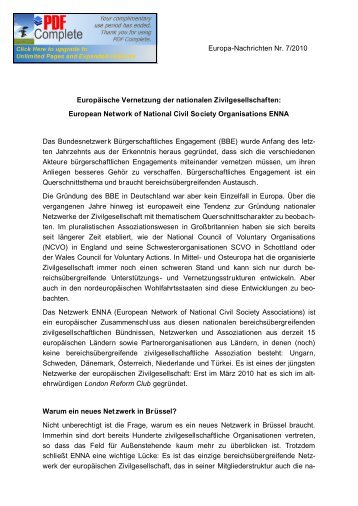Frank Heuberger/Mirko Schwärzel Europa-Nachrichten Nr. 7 ... - BBE