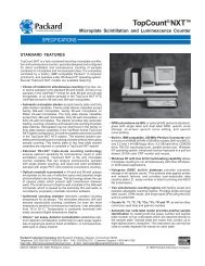 TopCount NXT: Microplate Scintilation and ... - PerkinElmer
