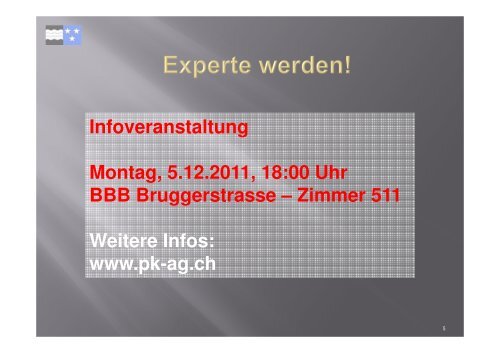 Infos zur LAP - PK-AG.CH