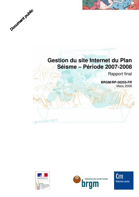 rapport de synthÃ¨se 2007-2008 - Le Plan SÃ©isme