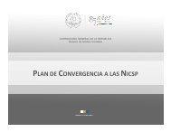 plan de convergencia a las nicsp - ContralorÃ­a General de la ...