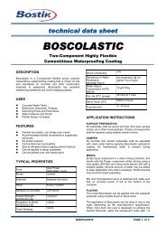 BOSCOLASTIC - Bostik Hong Kong Limited