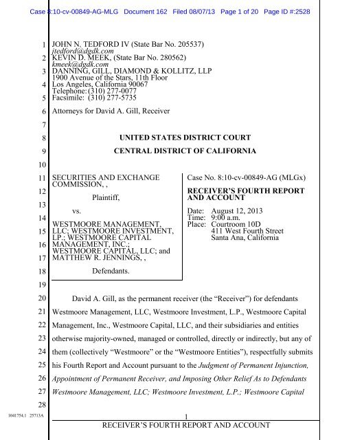 Document - SEC vs. WESTMOORE MANAGEMENT, LLC, ET AL ...