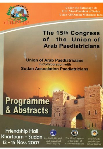 conference programme and abstracts book - Sudanjp.org