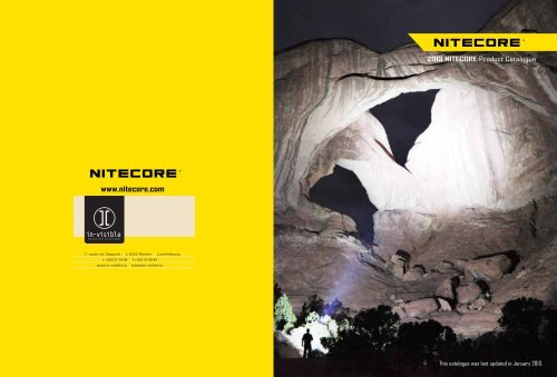 Nitecore Product Catalogue PDF - in-visible.lu
