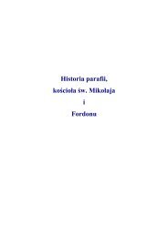 Historia parafii - Parafia pw. Åw. MikoÅaja w Bydgoszczy