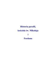 Historia parafii - Parafia pw. Åw. MikoÅaja w Bydgoszczy