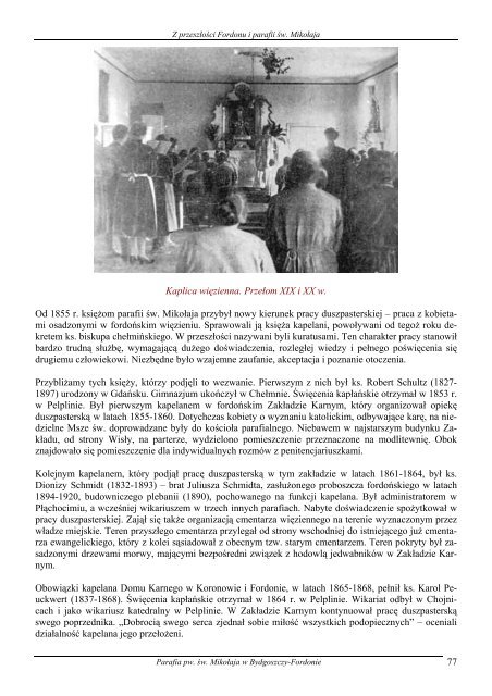 Historia parafii - Parafia pw. Åw. MikoÅaja w Bydgoszczy