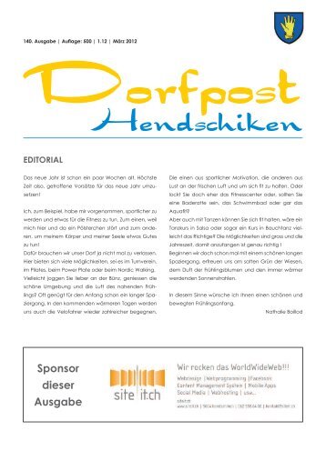 Dorfpost - Gemeinde Hendschiken