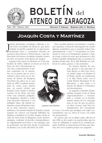 Boletin 169.pdf - El ATENEO de Zaragoza