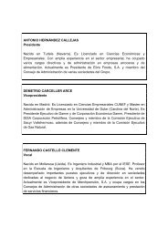 Perfil profesional de los miembros del Consejo - Ebro Foods