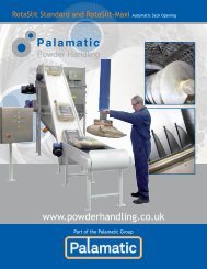 Rota Slit - Palamatic Powder Handling - Rotaslit brochure 2012