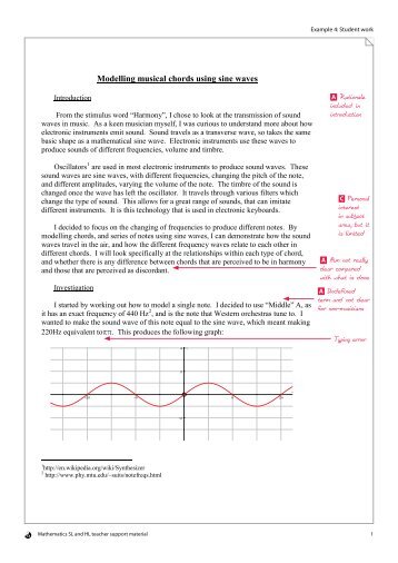 Modelling musical chords using sine waves - debbiebaker