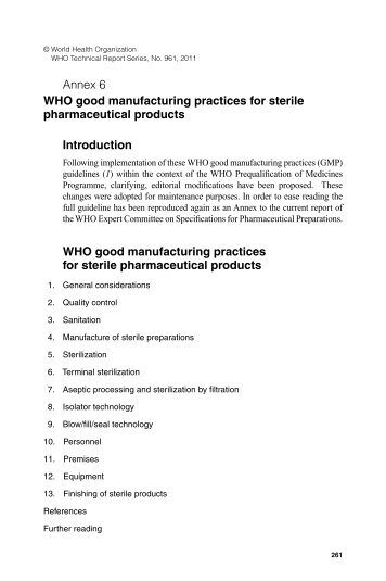 Annex 4 Good manufacturing practices: authorized person