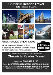 Chronicle Reader Travel Chronicle Reader Travel - Oldham Chronicle