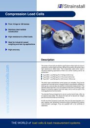 Tension & Compression Load Cell - Type 2800 - Strainstall UK