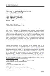 Correlates of Academic Procrastination and ... - Anitacrawley.net