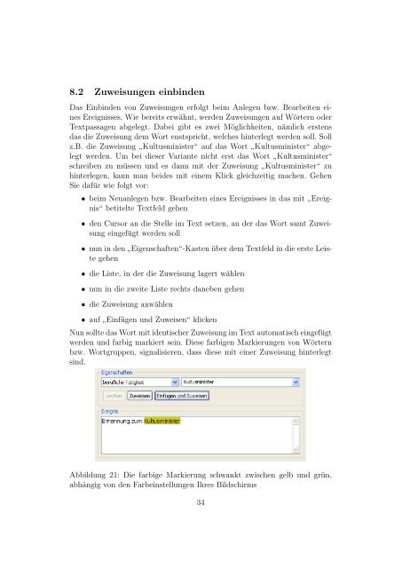 Dokumentation zum Archiv-Editor - Telota