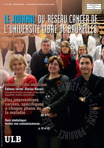 DOSSIER PSYCHO-ONCOLOGIE - Institut Jules Bordet Instituut