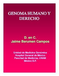 genoma humano y derecho genoma humano y ... - Reposital - UNAM