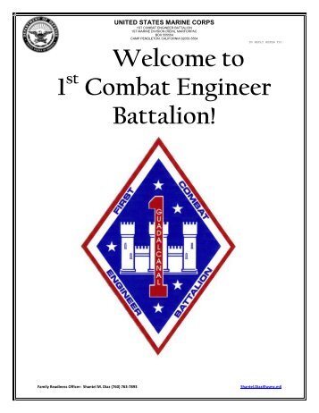 Welcome to 1 Combat Engineer Battalion! - 1st Marine Division