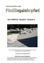 Von OStR Dr. Harald F. Scheid © - Gymnasium Raubling