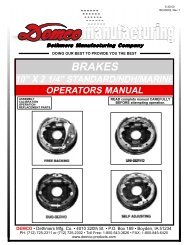 Demco 10 in. Drum Brakes - The Expediter