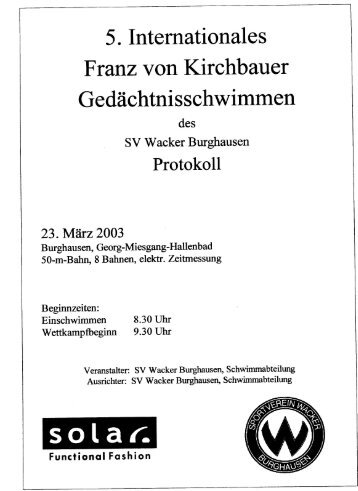 PDF | 356 KB - SV Wacker Burghausen: Schwimmen