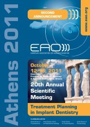 EAO 2011 Second Announcement - Colloquium