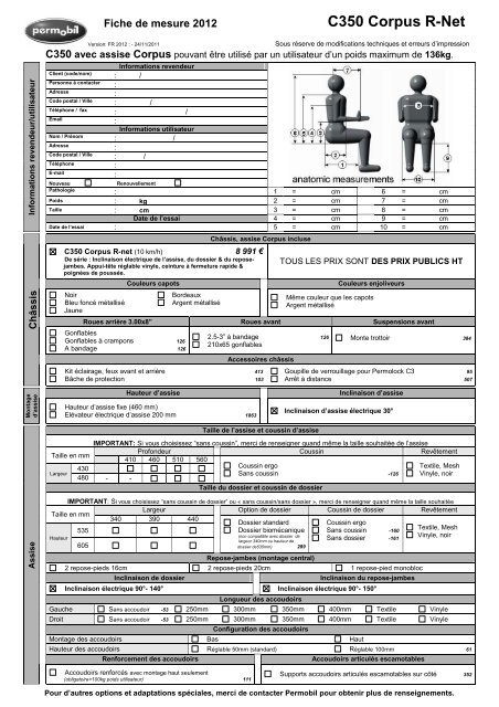 C350 Corpus R-Net - Permobil