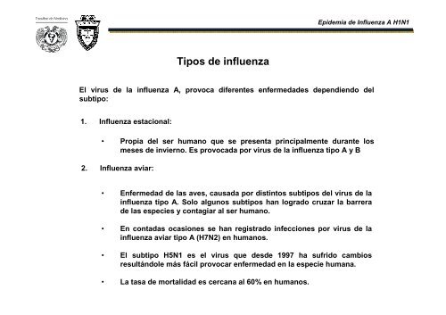 Influenza A H1N1 - Reposital - UNAM