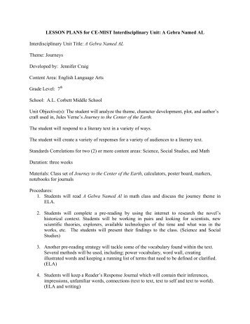 Lesson Plan Rubric