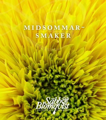 midsommar- smaker - SÃ¤bb & Blomqvist Catering