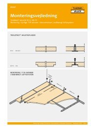 Monteringsvejledning - Troldtekt akustik