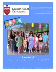 Bulletin - Sacred Heart Cathedral
