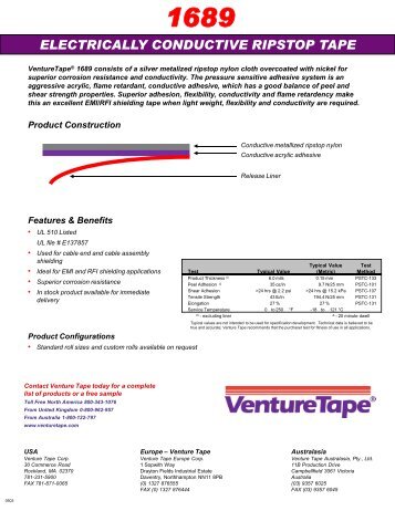 1689 - TDS.pdf - Venture Tape