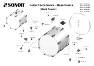 Select Force Series â Bass Drums - Sonor