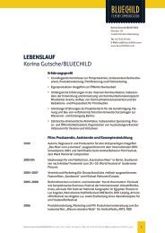 LEBENSLAUF Korina Gutsche/BLUECHILD