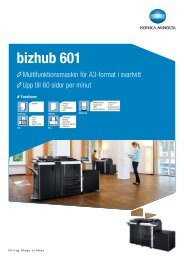 bizhub 601 - Datablad, PDF - Konica Minolta