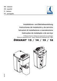 Ã¶wamatÂ® 12 / 14 / 15 / 16 - BEKO TECHNOLOGIES GmbH